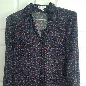 Express, chiffon portofino blouse